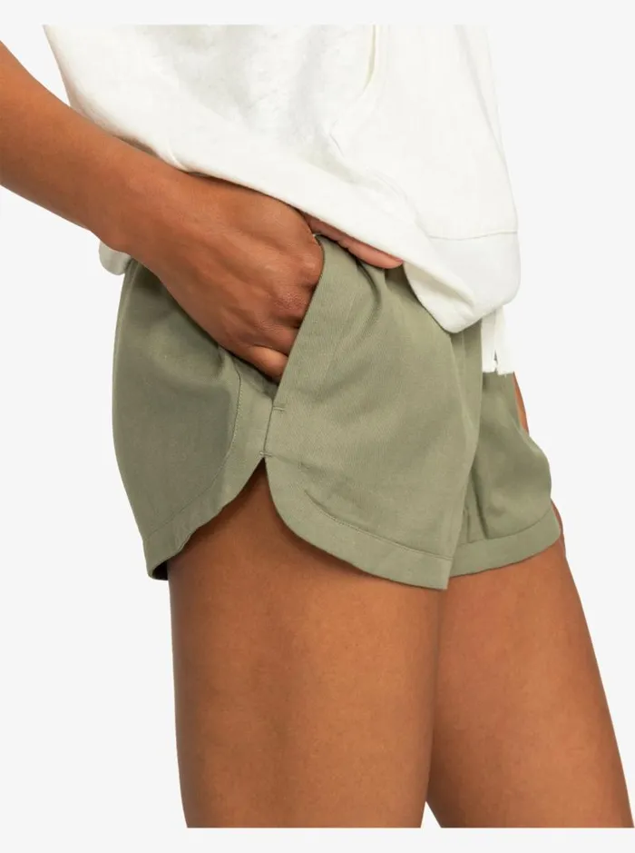 Roxy Shorts New Impossible Love Elasticized Shorts Sea Spray 8211 Women Roxy Shorts New Impossible Love Elasticized Shorts Sea Spray 8211 Women