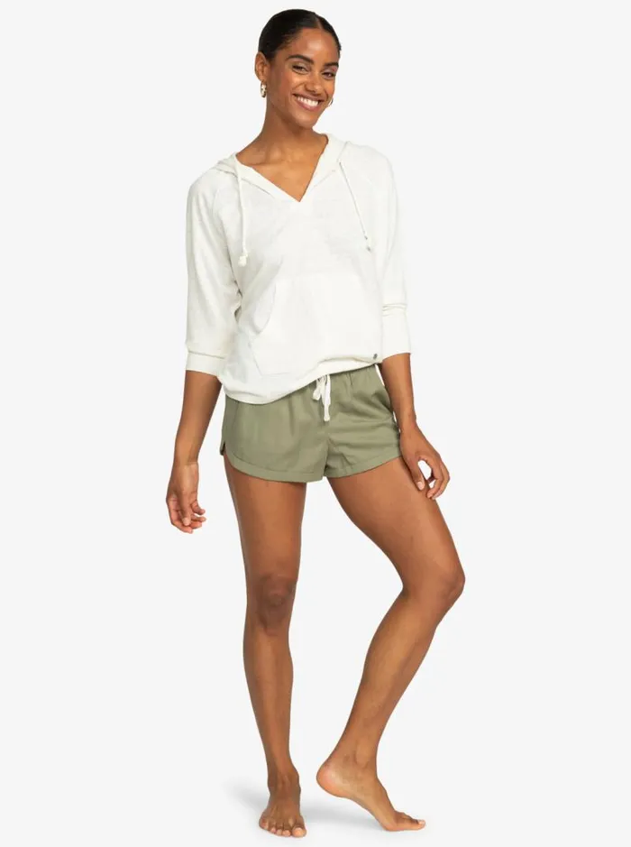 Roxy Shorts New Impossible Love Elasticized Shorts Sea Spray 8211 Women Roxy Shorts New Impossible Love Elasticized Shorts Sea Spray 8211 Women