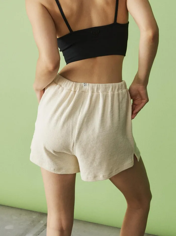 Roxy Shorts Sand Path Elastic Waist Shorts Tapioca 8211 Women