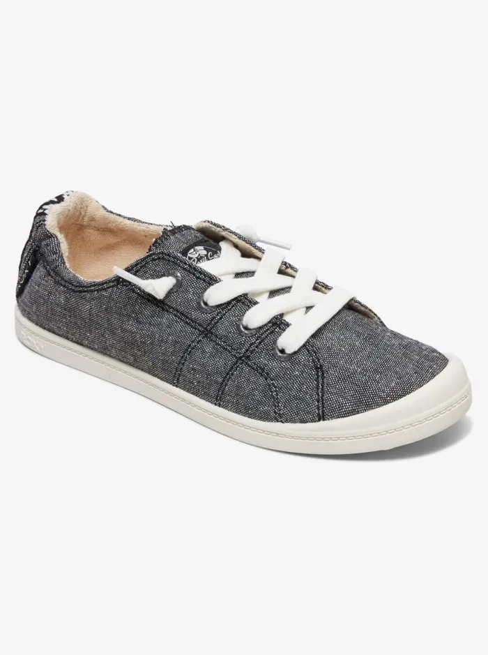 Roxy Sneakers Bayshore Shoes Black 8211 Women Roxy Sneakers Bayshore Shoes Black 8211 Women