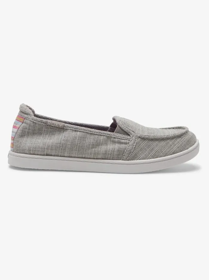 Roxy Sneakers Minnow SlipOn Shoes Cool Grey 8211 Women Roxy Sneakers Minnow SlipOn Shoes Cool Grey 8211 Women