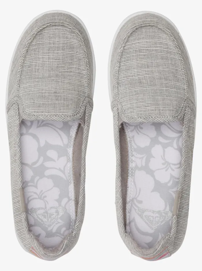 Roxy Sneakers Minnow SlipOn Shoes Cool Grey 8211 Women Roxy Sneakers Minnow SlipOn Shoes Cool Grey 8211 Women