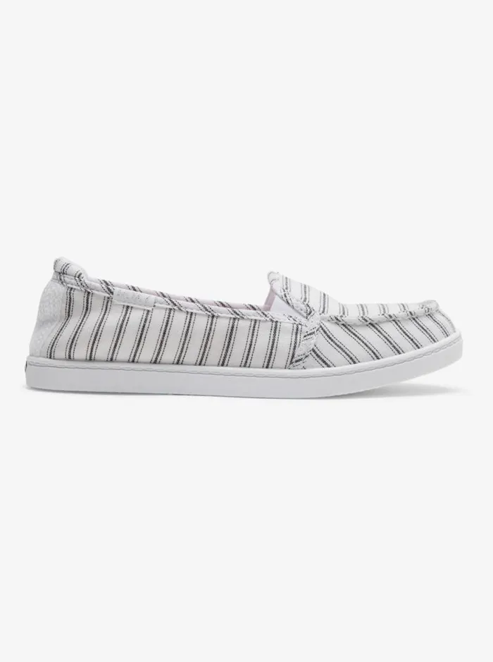Roxy Sneakers Minnow SlipOn Shoes Whiteblack Pinstripe 8211 Women
