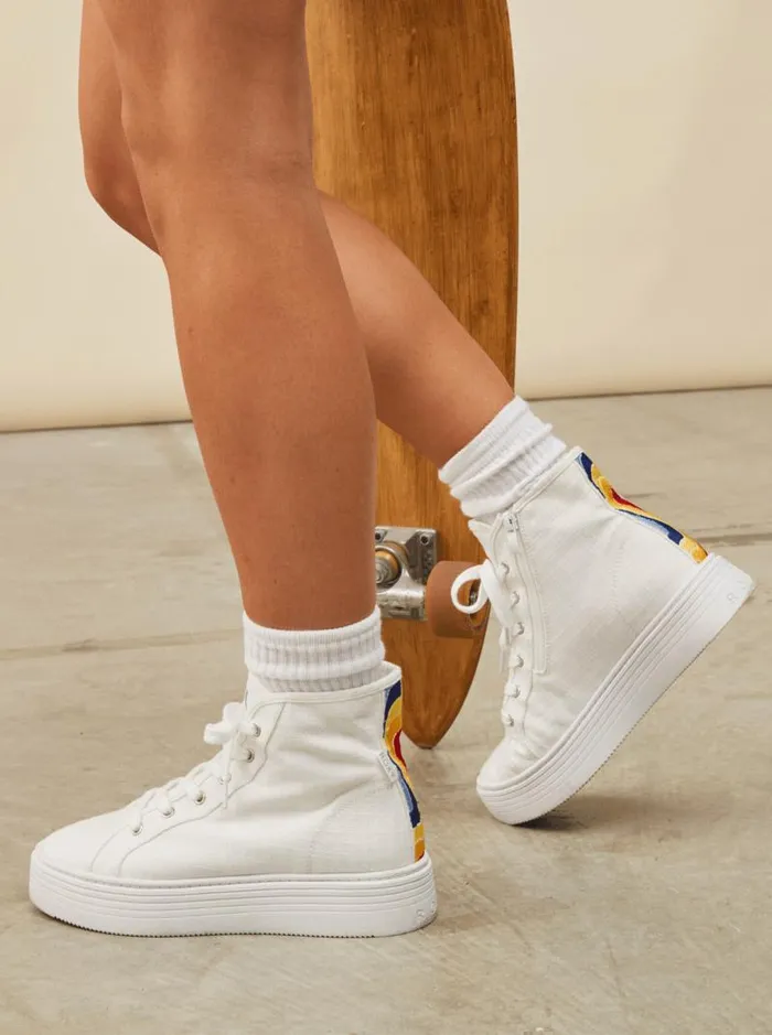 Roxy Sneakers Sheilahh 20 MidTop Shoes White 8211 Women