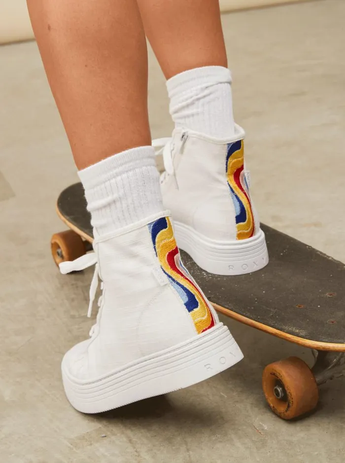 Roxy Sneakers Sheilahh 20 MidTop Shoes White 8211 Women