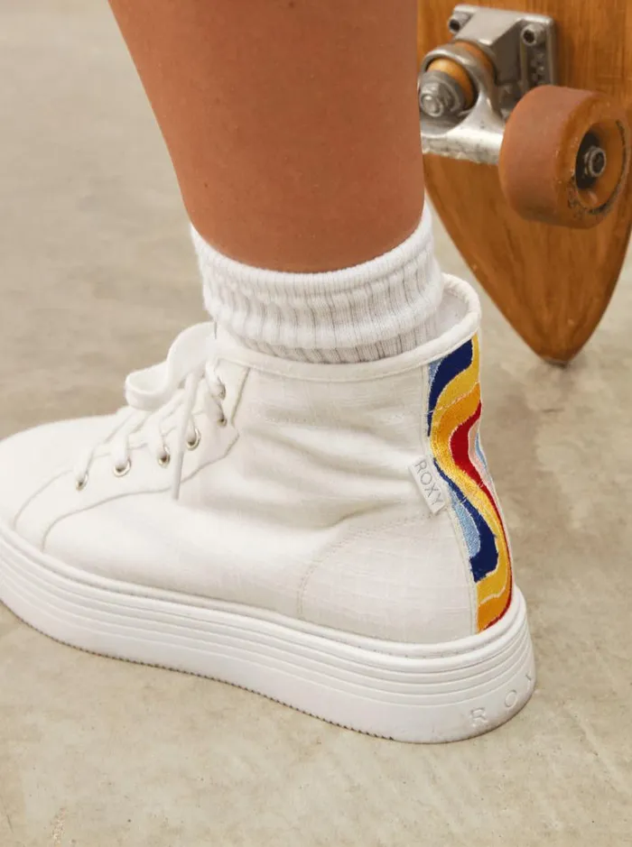 Roxy Sneakers Sheilahh 20 MidTop Shoes White 8211 Women