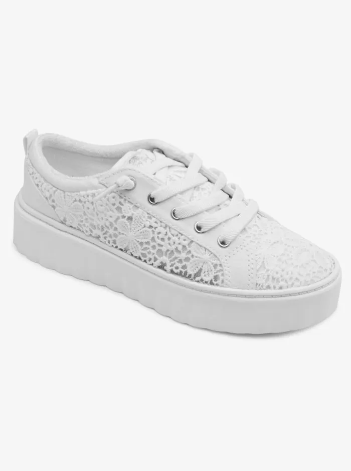 Roxy Sneakers Sheilahh SlipOn Shoes Ashwhite 8211 Women Roxy Sneakers Sheilahh SlipOn Shoes Ashwhite 8211 Women