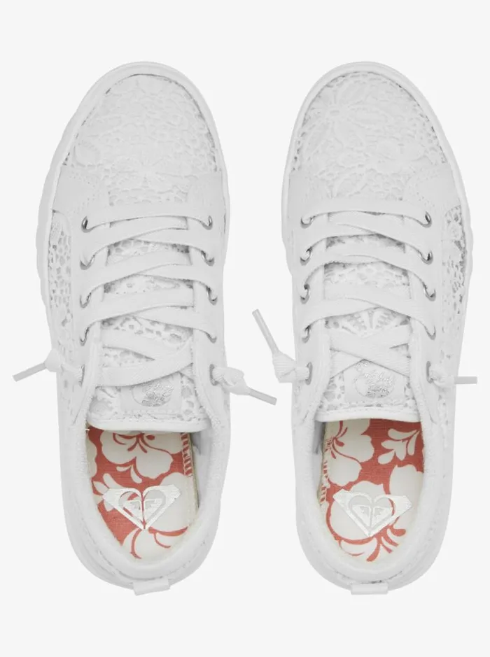 Roxy Sneakers Sheilahh SlipOn Shoes Ashwhite 8211 Women Roxy Sneakers Sheilahh SlipOn Shoes Ashwhite 8211 Women