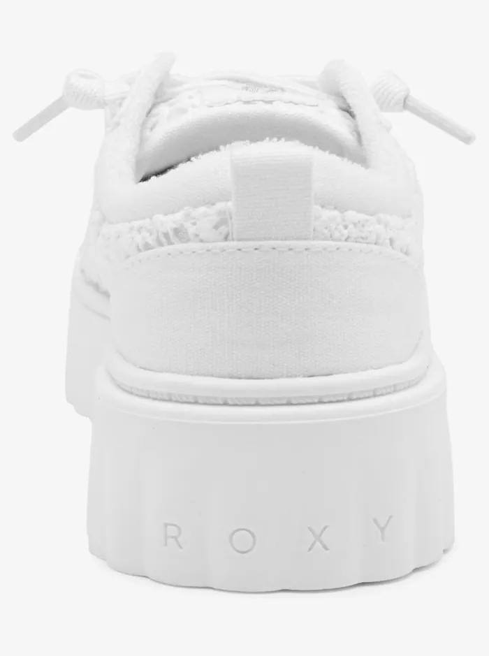 Roxy Sneakers Sheilahh SlipOn Shoes Ashwhite 8211 Women Roxy Sneakers Sheilahh SlipOn Shoes Ashwhite 8211 Women