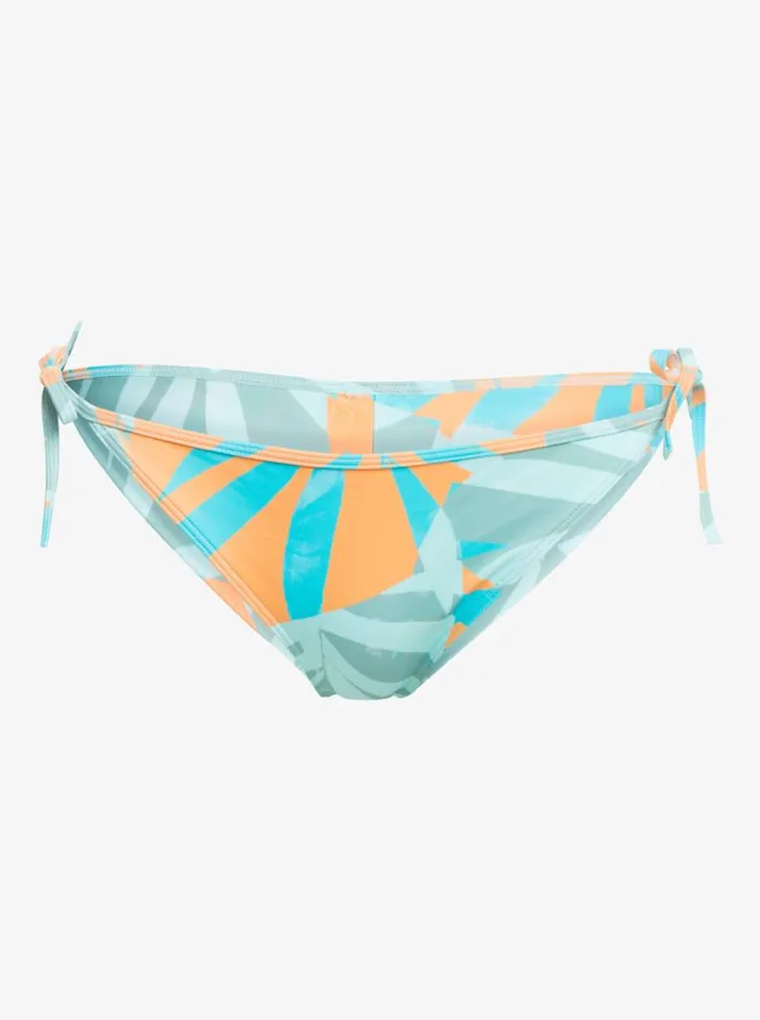 Roxy Swimsuits Roxy Pro The Tie Slide Cheeky Bikini Bottoms Blue Surf All Palmed Out 8211 Women Roxy Swimsuits Roxy Pro The Tie Slide Cheeky Bikini Bottoms Blue Surf All Palmed Out 8211 Women