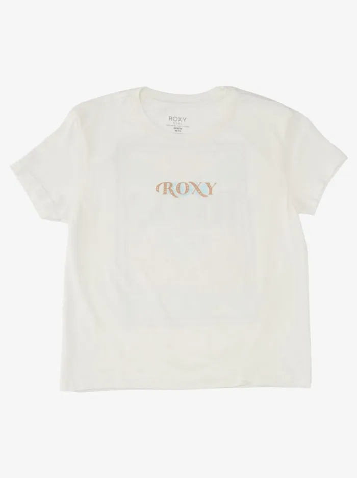 Roxy Tees and Tanks Girl039s 416 Roxy Rays TShirt Snow White 8211 Kids