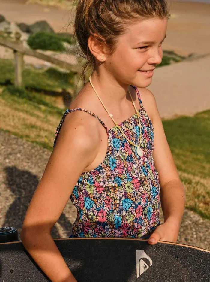 Roxy Tops Girl039s 416 Put It In A Love Song Strappy Crop Top For Girls Mood Indigo Tropical Rays 8211 Kids Roxy Tops Girl039s 416 Put It In A Love Song Strappy Crop Top For Girls Mood Indigo Tropical Rays 8211 Kids