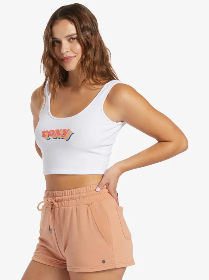 Roxy Tops Retro Roxy Stack Tank Top Snow White 8211 Women Roxy Tops Retro Roxy Stack Tank Top Snow White 8211 Women