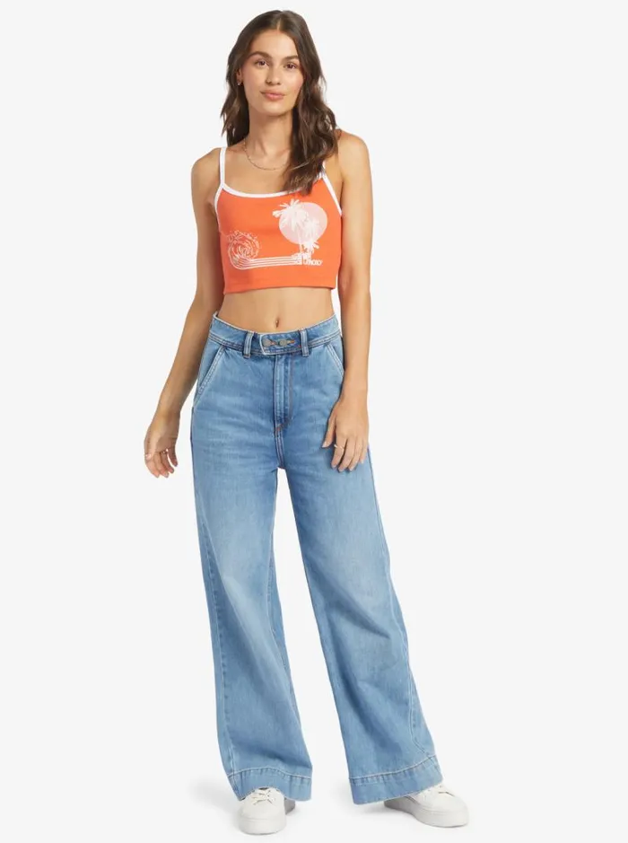 Roxy Tops Retro Roxy Surf Sleeveless Muscle TShirt Tigerlily 8211 Women Roxy Tops Retro Roxy Surf Sleeveless Muscle TShirt Tigerlily 8211 Women