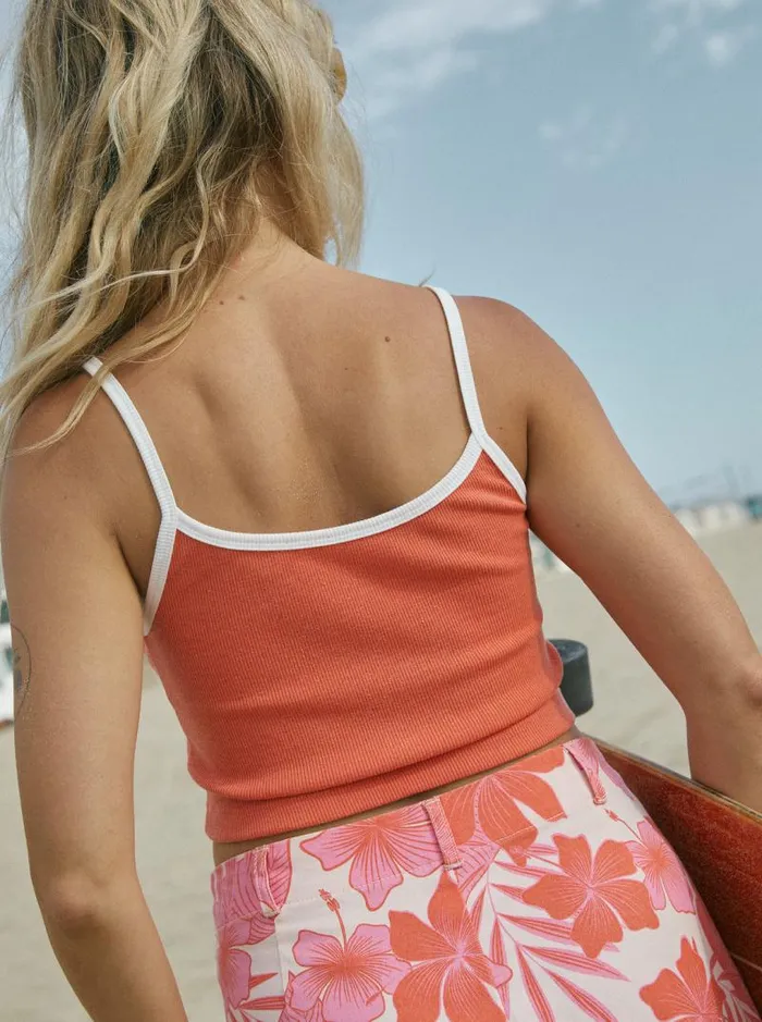 Roxy Tops Retro Roxy Surf Sleeveless Muscle TShirt Tigerlily 8211 Women Roxy Tops Retro Roxy Surf Sleeveless Muscle TShirt Tigerlily 8211 Women