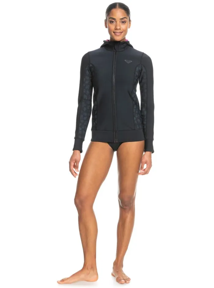 Roxy Wetsuits 1mm Swell Series Wetsuit Jacket Black 8211 Women Roxy Wetsuits 1mm Swell Series Wetsuit Jacket Black 8211 Women