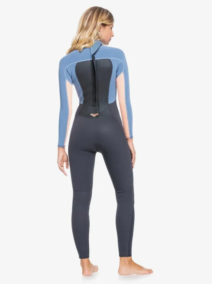 Roxy Wetsuits 32mm Prologue Back Zip Wetsuit Cloud Blkpowderdgreysunglow 8211 Women