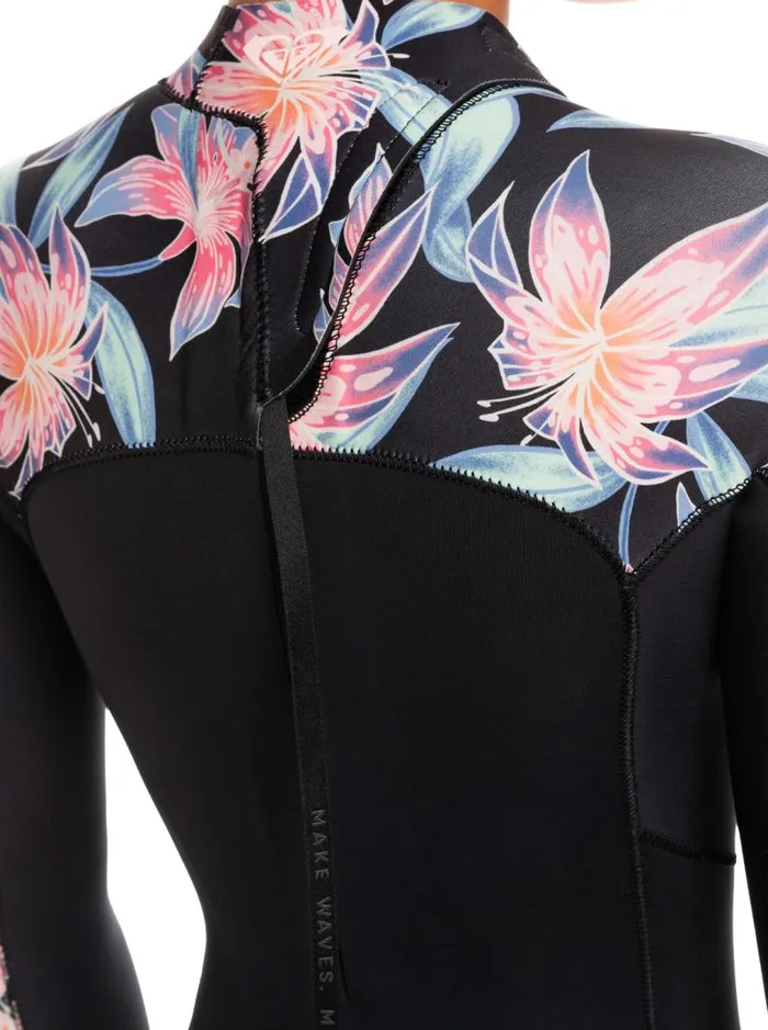 Roxy Wetsuits 32mm Swell Series Back Zip Wetsuit Anthracite Paradise Found S 8211 Women Roxy Wetsuits 32mm Swell Series Back Zip Wetsuit Anthracite Paradise Found S 8211 Women