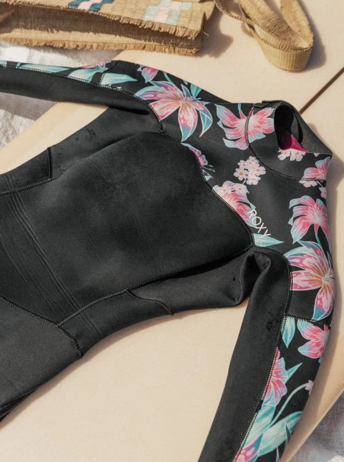 Roxy Wetsuits 32mm Swell Series Back Zip Wetsuit Anthracite Paradise Found S 8211 Women Roxy Wetsuits 32mm Swell Series Back Zip Wetsuit Anthracite Paradise Found S 8211 Women