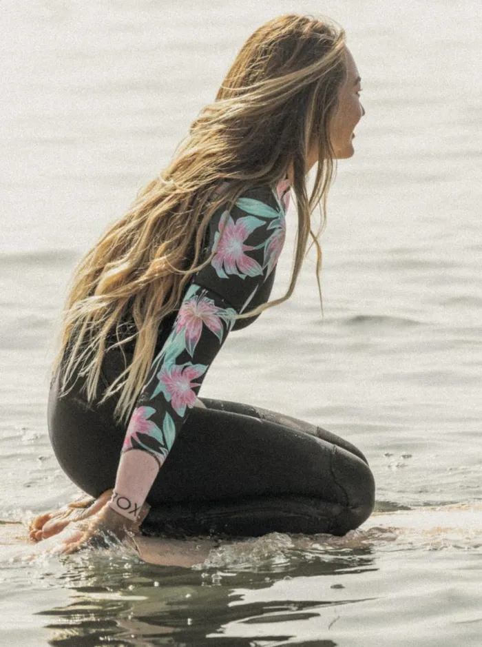 Roxy Wetsuits 32mm Swell Series Back Zip Wetsuit Anthracite Paradise Found S 8211 Women Roxy Wetsuits 32mm Swell Series Back Zip Wetsuit Anthracite Paradise Found S 8211 Women