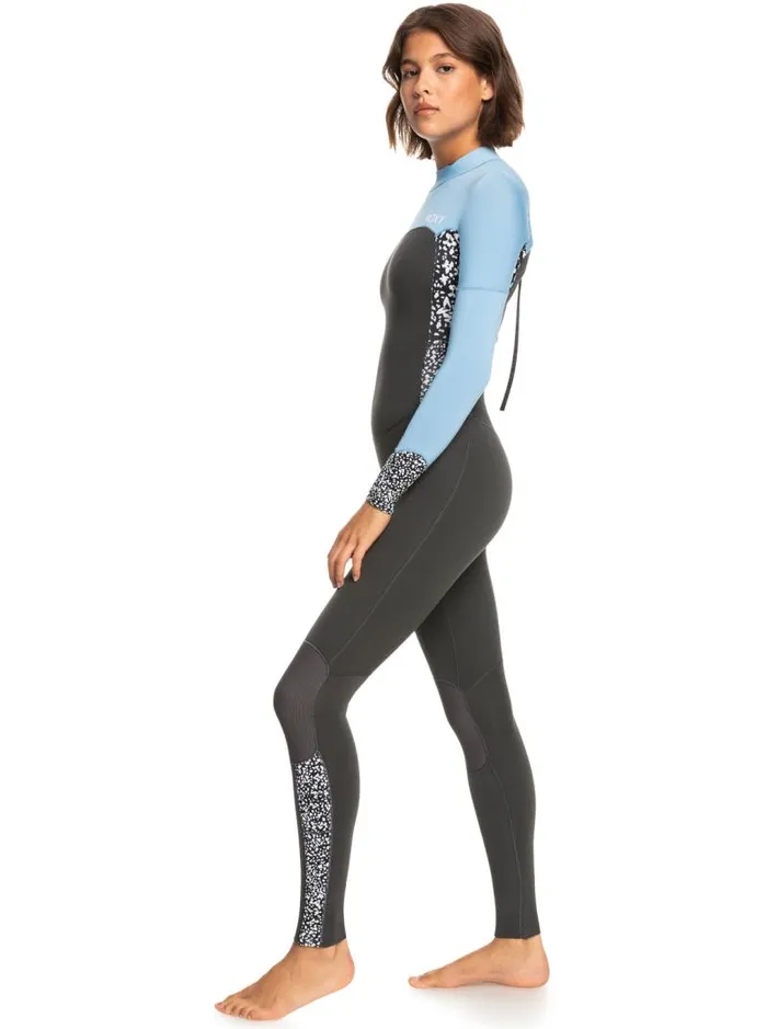 Roxy Wetsuits 32mm Swell Series Back Zip Wetsuit Jetboy Blue 8211 Women Roxy Wetsuits 32mm Swell Series Back Zip Wetsuit Jetboy Blue 8211 Women