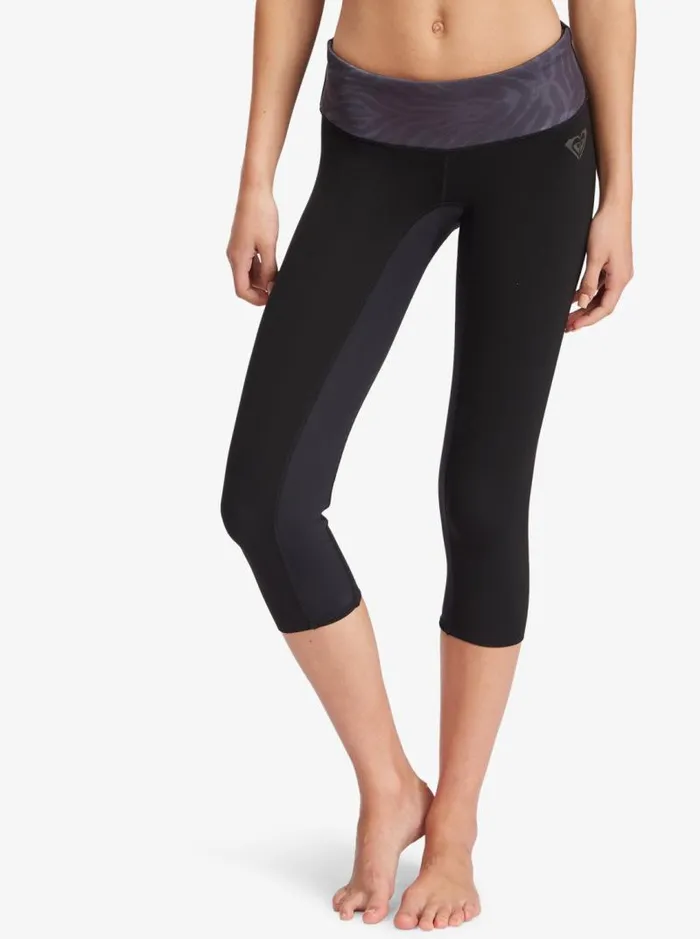 Roxy Wetsuits Salt Water Surf Leggings Jetblack 8211 Women
