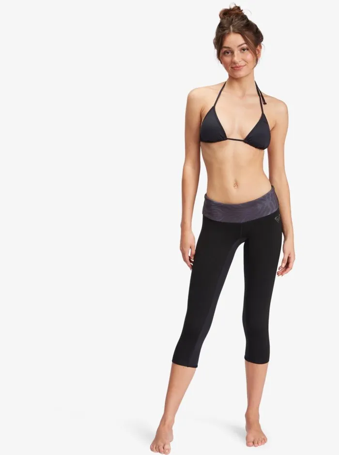 Roxy Wetsuits Salt Water Surf Leggings Jetblack 8211 Women Roxy Wetsuits Salt Water Surf Leggings Jetblack 8211 Women