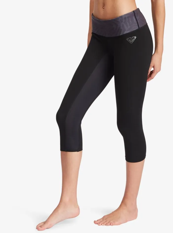Roxy Wetsuits Salt Water Surf Leggings Jetblack 8211 Women Roxy Wetsuits Salt Water Surf Leggings Jetblack 8211 Women