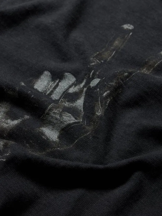 ROYAL PEACE TEE Black Clothing John Varvatos Graphic Tees