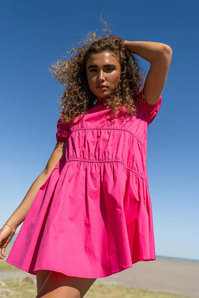Royce Mini Dress In Pink Pink Women Bohme Dresses