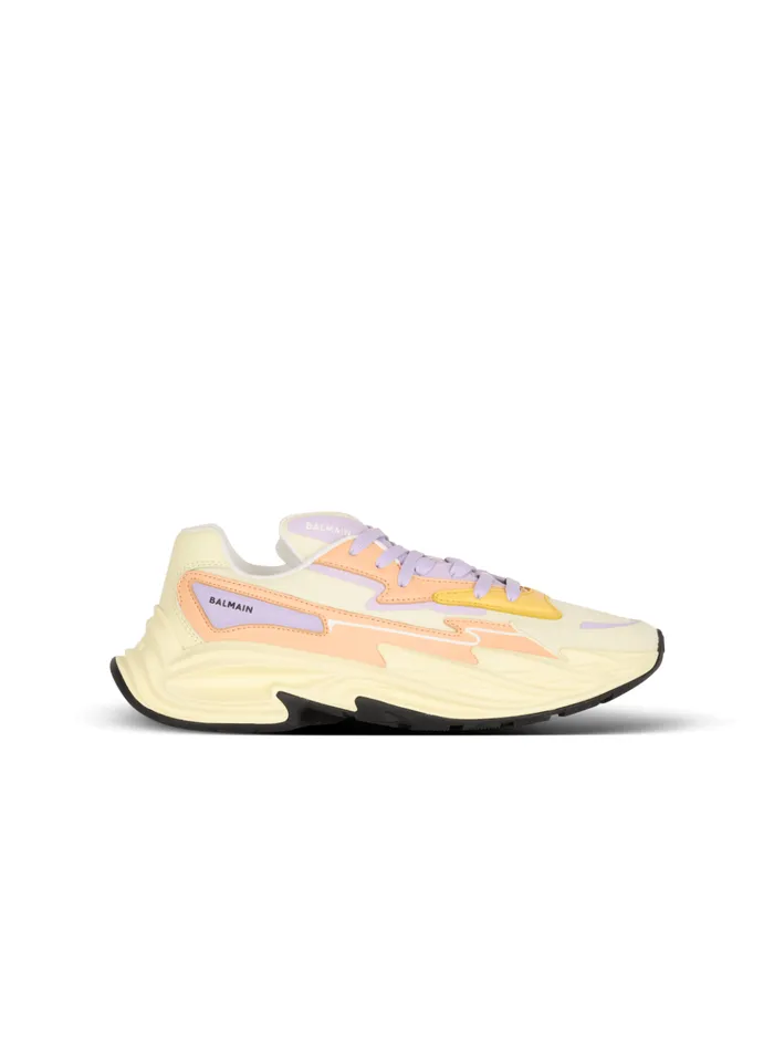 RunRow Leather And Nylon Sneakers Multicolor Women Balmain Sneakers