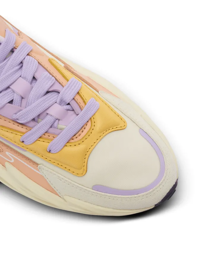 RunRow Leather And Nylon Sneakers Multicolor Women Balmain Sneakers