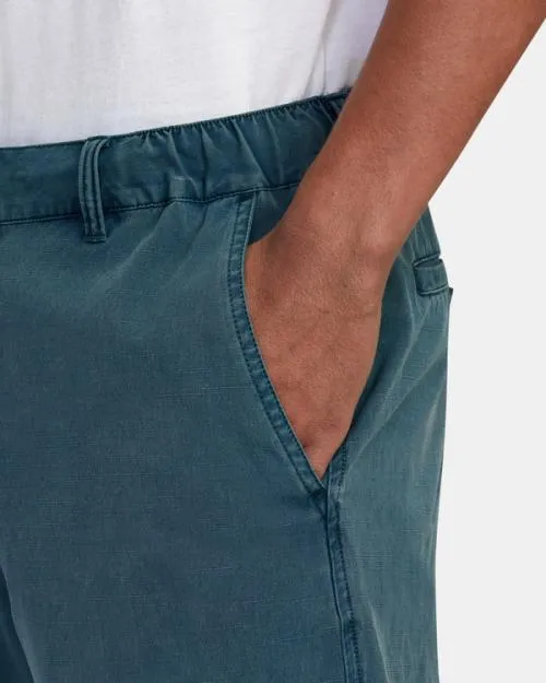 Rvca All Time Coastal Rinsed Hybrid 19034 Shorts Duck Blue Men Shorts and Hybrids