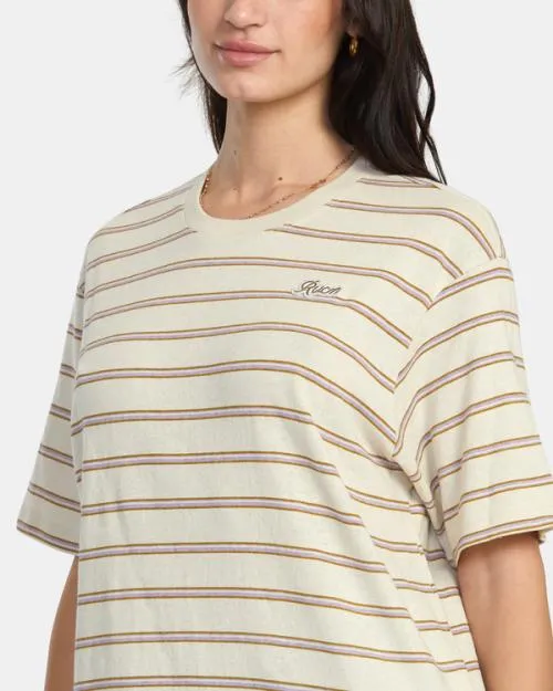 Rvca All Time TShirt Latte Women Tees and Tanks