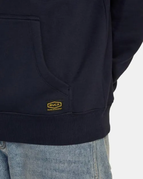 Rvca Americana Hoodie New Navy Men Hoodies and Sweatshirts