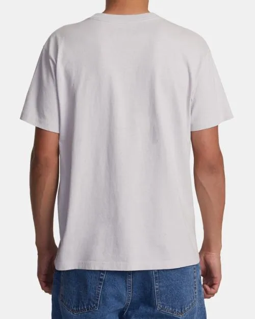 Rvca Atomic Jam Tee Fog Men Short Sleeves