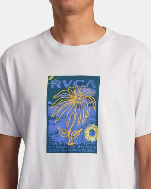 Rvca Atomic Jam Tee Fog Men Short Sleeves