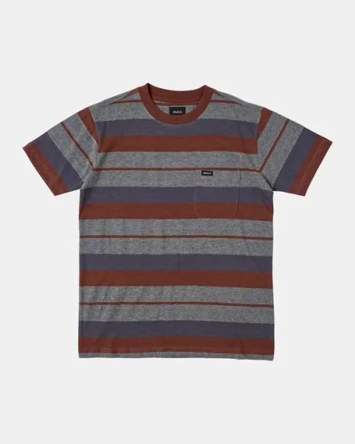 Rvca Boy039s Magnolia TShirt Dark Grey Heather Boys Tees and Tanks