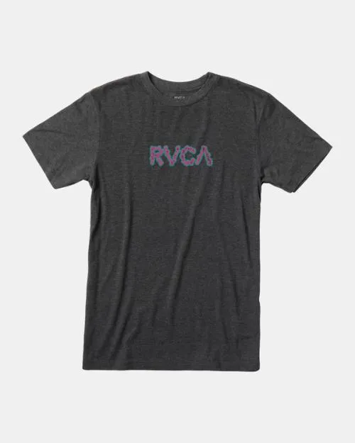 Rvca Boy039s Static Tee Black Boys Tees and Tanks