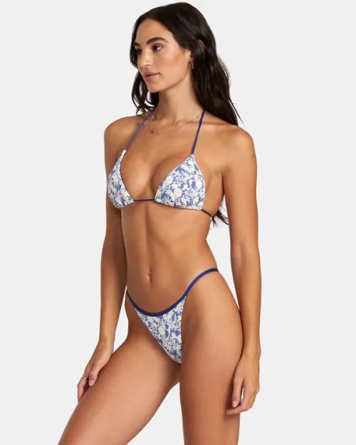 Rvca Dais Halter Bikini Top Coast Women Bikini Tops