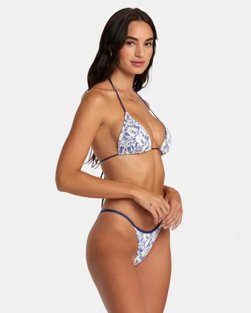 Rvca Dais Halter Bikini Top Coast Women Bikini Tops