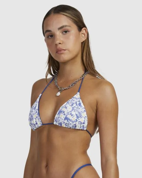 Rvca Dais Halter Bikini Top Coast Women Bikini Tops