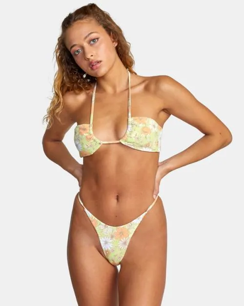 Rvca Dreamfield Halter Bikini Top Multi Women Bikini Tops