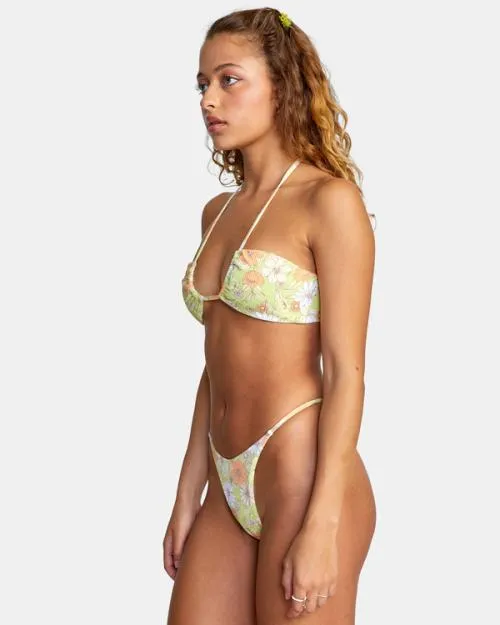 Rvca Dreamfield Halter Bikini Top Multi Women Bikini Tops