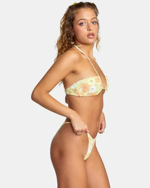 Rvca Dreamfield Halter Bikini Top Multi Women Bikini Tops