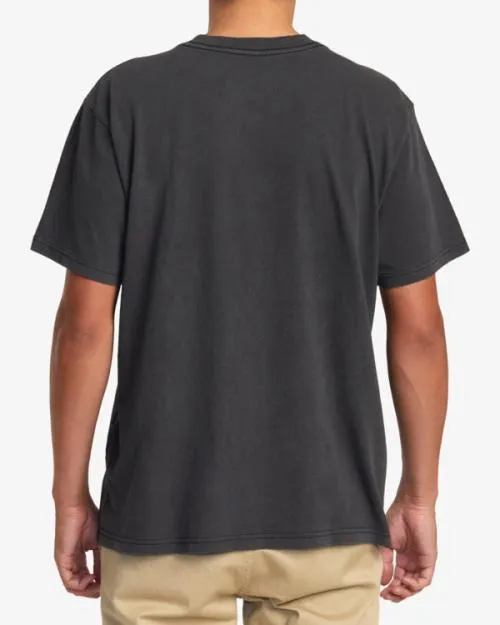 Rvca Dreamscape Tee Black Men Short Sleeves
