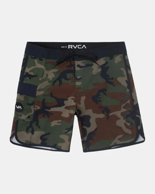 Rvca Eastern Boardshorts 18034 Woodland Camo Men Boardshorts