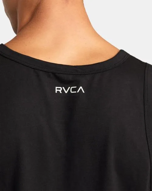 Rvca Hawaii Banded Tank Tee Black SportMen Tees and Tanks