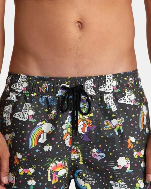 Rvca Jesse Lortz Elastic Boardshorts 17034 Rvca Black Men Boardshorts