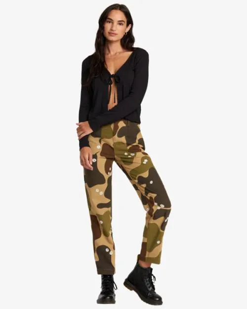 Rvca Love Me Long Sleeve Top Rvca Black Women Tops